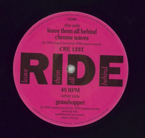 Ride Leave Them All Behind - EX UK 12
